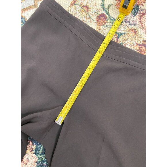 St. John Brown Trouser Pants Womens 8 Office Career Formal Minimalist Straight - Picture 7 of 12